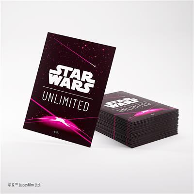 Star Wars: Unlimited - Premium Art Sleeve Card Back Magenta