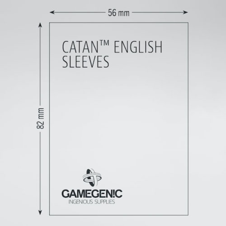 Prime Catan-Sized Sleeves 56 x 82 mm