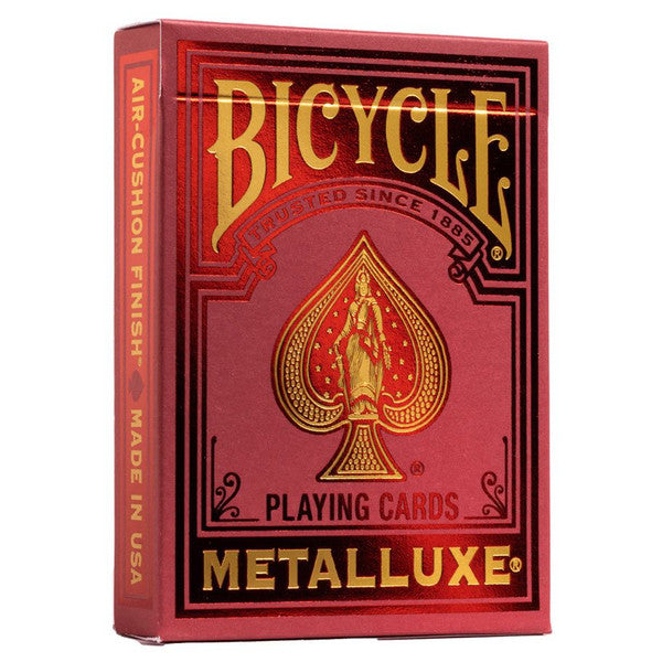 Bicycle: Metalluxe Playing cards red