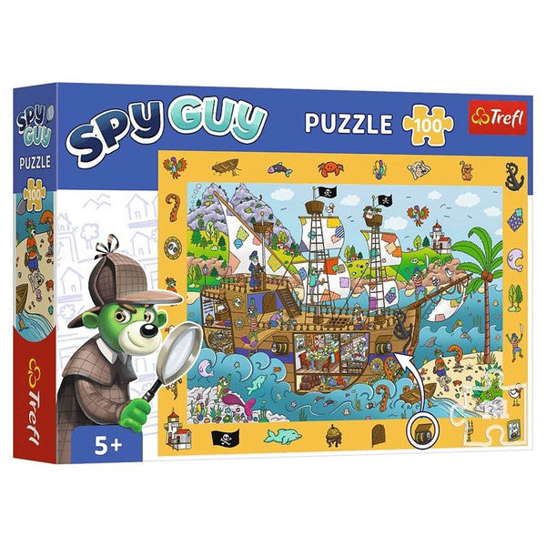 Puzzle: Spy Guy: Pirate Ship 100 Piece