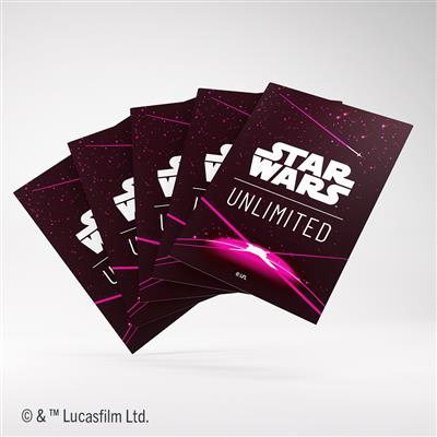 Star Wars: Unlimited - Premium Art Sleeve Card Back Magenta