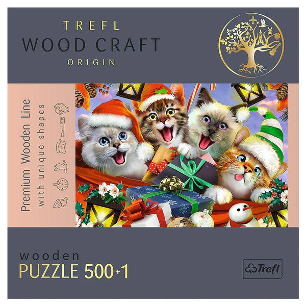 Woodcraft: Festive Cat 500+1 Piece