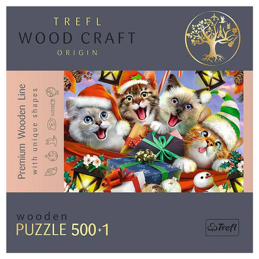 Woodcraft: Festive Cat 500+1 Piece