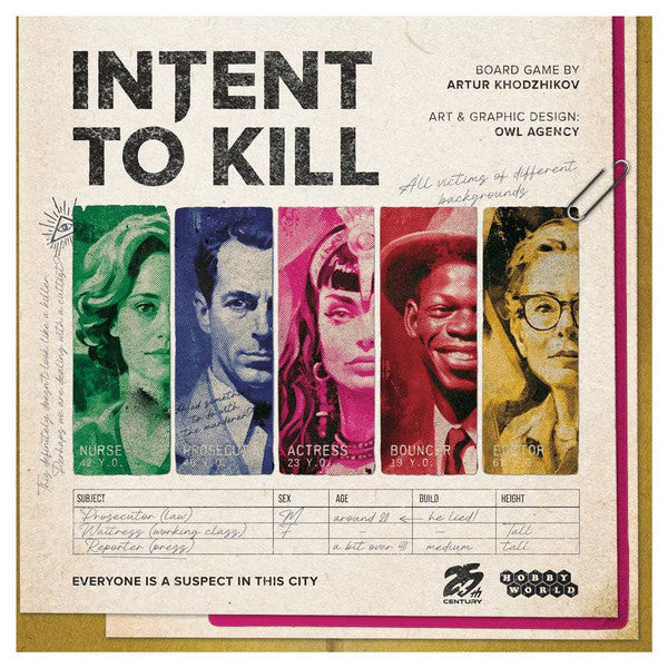 Intent to Kill - Pre-Order