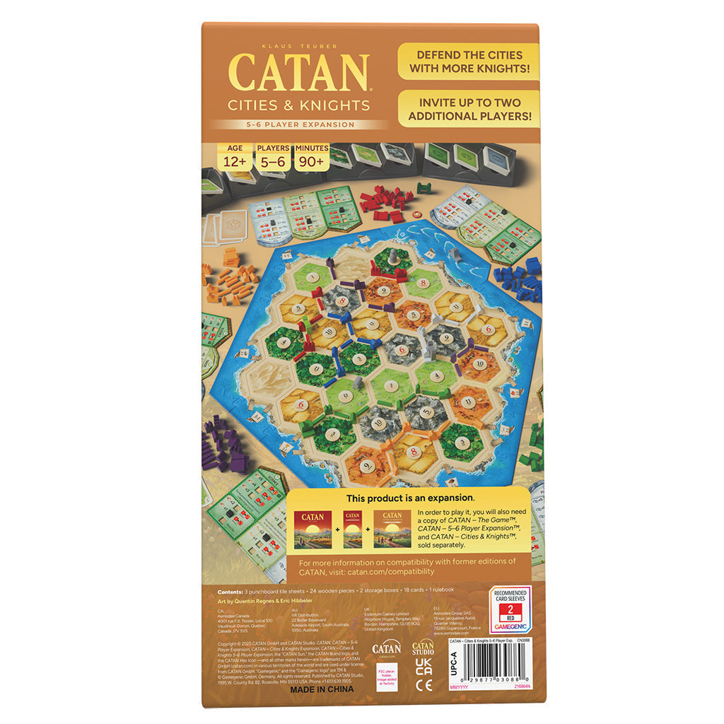 CATAN® – Cities & Knights Expansion 5-6 Player Expansion