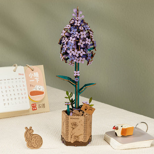 Rowood DIY Wooden Flower Lilac