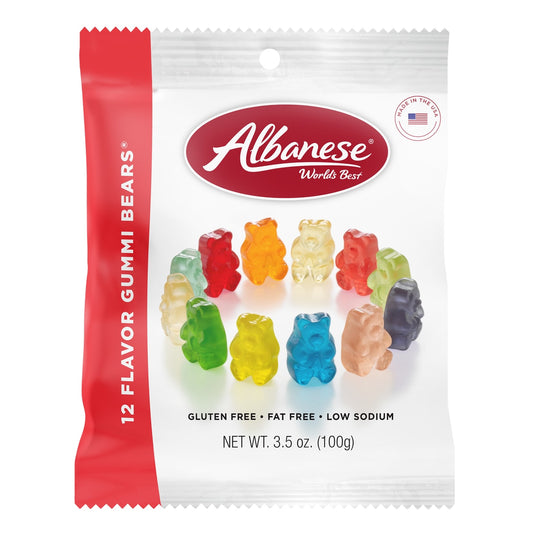 12 Flavor Gummi Bears®, 3.5oz Peg Bag