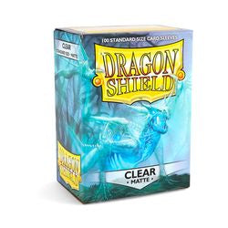 Dragon Shield Sleeves: Matte Clear (Box Of 100)
