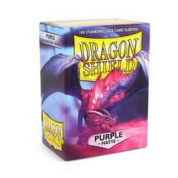 Dragon Shield Sleeves: Matte Purple (Box Of 100)