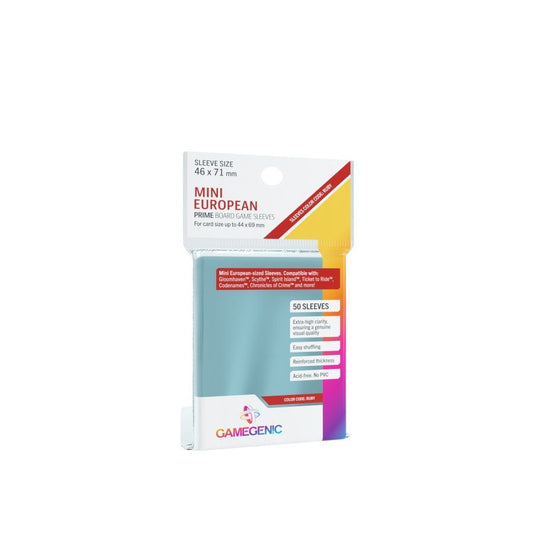 Prime Mini European-Sized Sleeves 46 x 71 mm