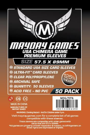Standard Usa Chimera Card Sleeves (57.5X89Mm) 50 Premium Card Sleeves (7078)