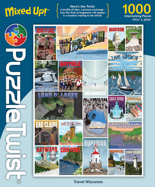 Travel Wisconsin 1000 Piece Jigsaw Puzzle
