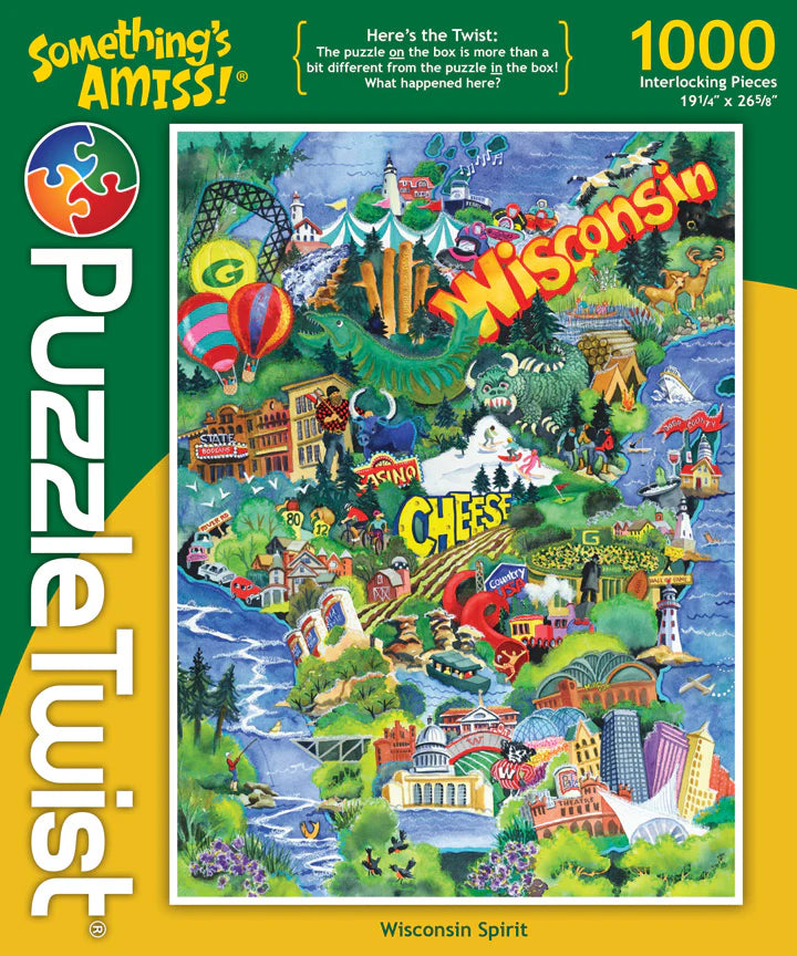 Wisconsin Spirit 1000 Piece Jigsaw Puzzle