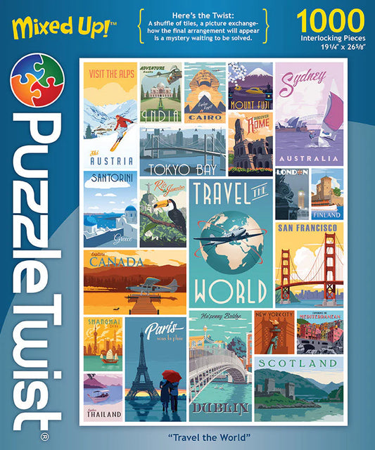 Travel the World 1000 Piece Jigsaw Puzzle