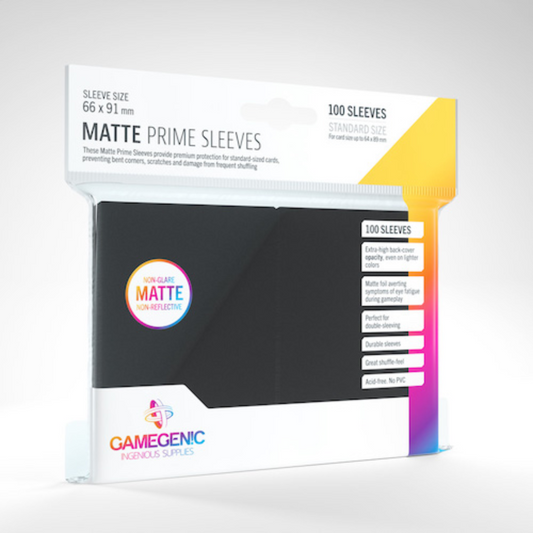 Matte Prime Card Sleeves: Black