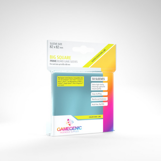Prime Big Square-Sized Sleeves 82 x 82 mm