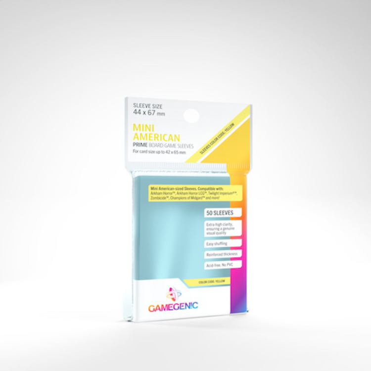 Prime Mini American-Sized Sleeves 44 x 67 mm