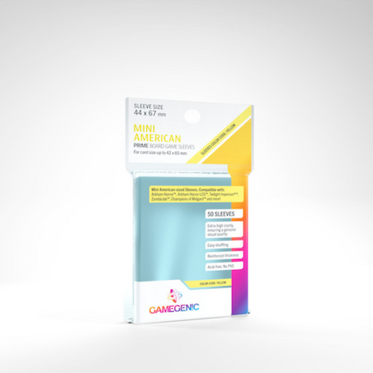 Prime Mini American-Sized Sleeves 44 x 67 mm