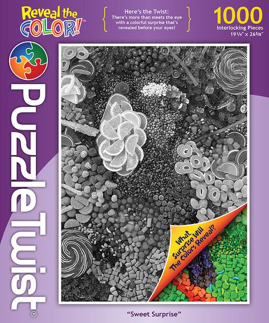 Puzzle twist: Reveal the color Sweet Suprise