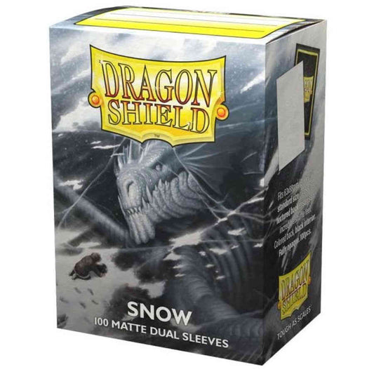 Dragon Shield Sleeves - Dual Sleeves: Matte Snow