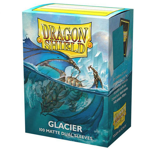 Dragon Shield Sleeves - Standard DUAL- Matte Glacier 'Miniom' (100 ct.)