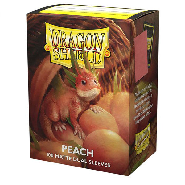 Dragon Shield Sleeves - Standard DUAL- Matte Peach 'Piip' (100 ct.)