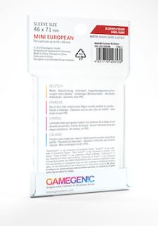 MATTE Mini European-Sized Boardgame Sleeves 46 x 71 mm