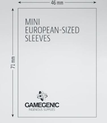 MATTE Mini European-Sized Boardgame Sleeves 46 x 71 mm
