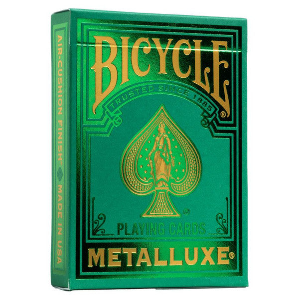 Bicycle: Metalluxe playing cards green