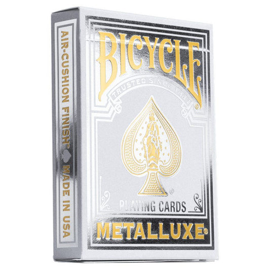 Bicycle: Metalluxe playing cards silver