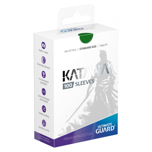 Katana Sleeves - 100ct - Green