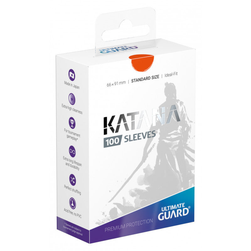 Katana Sleeves - 100ct - Orange
