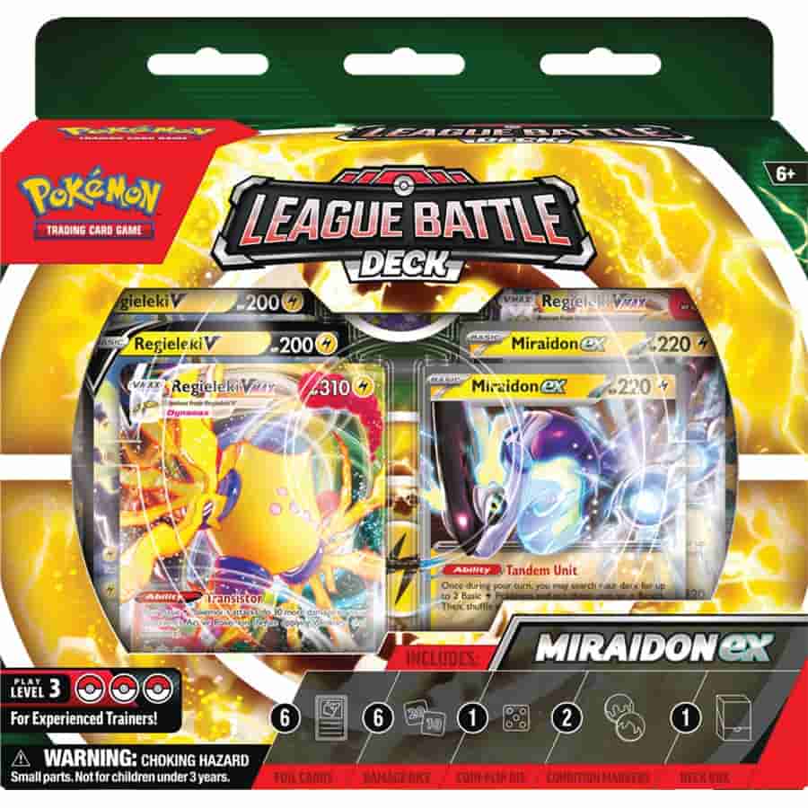 Pokemon TCG - Miraidon ex and Regieleki V League Battle Deck