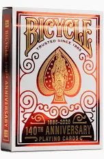 Playing Cards: Bicycle: 140th Anniversary